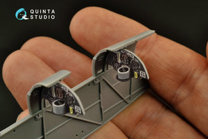 Quinta Studio QD32124 DH 82A Tiger Moth 3D-Printed &amp;amp; coloured Interior on decal paper (ICM) 1/32 – zdjęcie 8