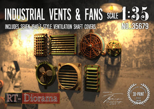 RT-Diorama 35679 Grilles d&amp;#39;aération et ventilateurs 1/35