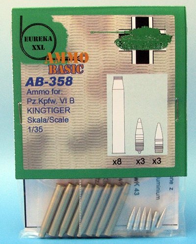 Munitions Eureka XXL AB-358 pour : Pz.Kpfw. VI B, KINGTIGER 1/35
