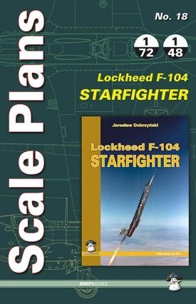 Plans à l'échelle MMP Books 78722 n° 18 Lockheed F-104 Starfighter EN