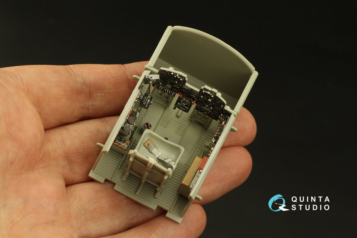 Intérieur coloré imprimé en 3D sur papier décalcomanie Quinta Studio QD32190 P-47N Thunderbolt (Trumpeter) 1/32 – immagine 10