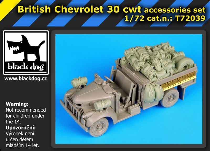 Ensemble d&amp;#39;accessoires Black Dog T72039 pour Chevrolet britannique 30 cwt (échelle 1/72) de Dragon – image 5