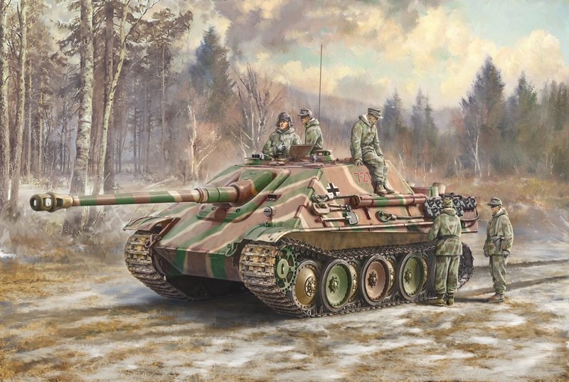 Italeri 6564 Sd.Kfz.173 JAGDPANTHER avec équipage d'hiver 1/35