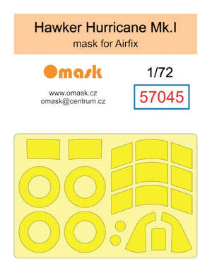 Masque Omask 57045 Hawker Hurricane Mk.I (pour Airfix) 1/72