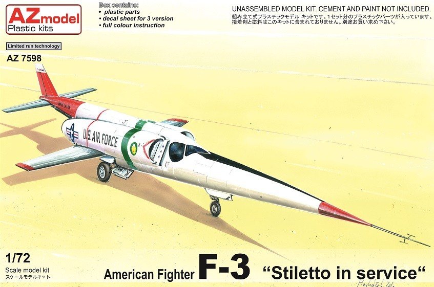 AZ Modèle AZ7598 F-3 Stilleto en service (1/72)