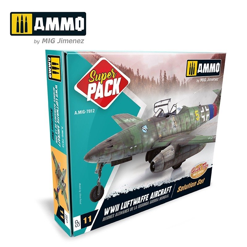 Munitions pour avions de la Luftwaffe Mig Jimenez 7812 Superpack de la Seconde Guerre mondiale