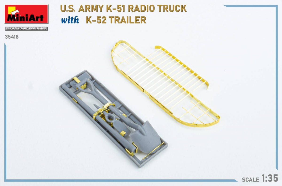 MiniArt 35418 Camion radio K-51 de l&amp;#39;armée américaine avec remorque K-52. Kit intérieur 1/35 – image 20