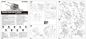Trumpeter 02347 Allemand 37mm Flak 43 Zwilling (1/35) – immagine 3