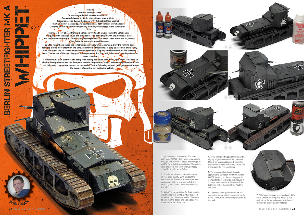AK Interactive AK4817 TANKER 03 : POUSSIÈRE ET SALETÉ (Anglais) – immagine 3