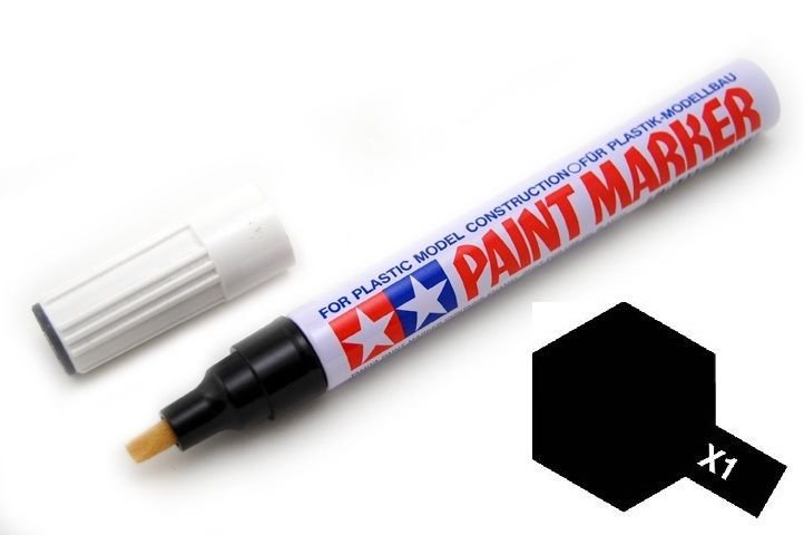 Tamiya 89001 Marqueur X-1 Marqueur de peinture noire