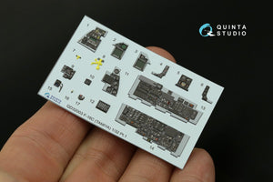 Intérieur imprimé en 3D et coloré sur papier décalcomanie Quinta Studio QDS-32003 F-16C (Tamiya) (petite version) 1/32 – image 8