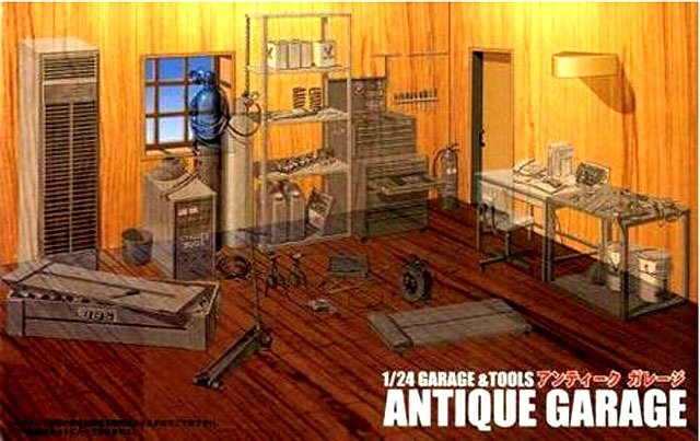 Fujimi 111049 Garage et outils anciens 1/24