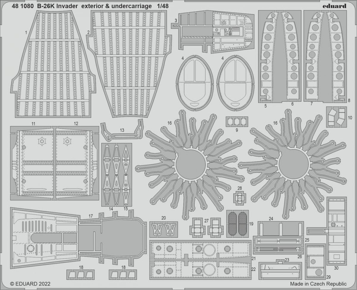 Eduard BIG49326 B-26K Invader ICM 1/48 – immagine 6