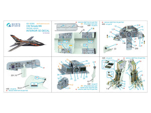 Quinta Studio QD+32262 Tornado IDS German 3D-Printed &amp; coloured Interior on decal paper (Revell) (with 3D-printed resin parts) 1/32