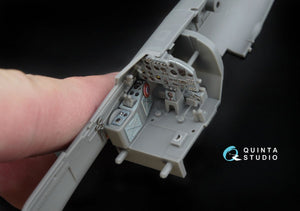 Intérieur imprimé en 3D et coloré sur papier décalcomanie Quinta Studio QD48020 IL-2 (pour maquette Tamiya) 1/48 – image 4