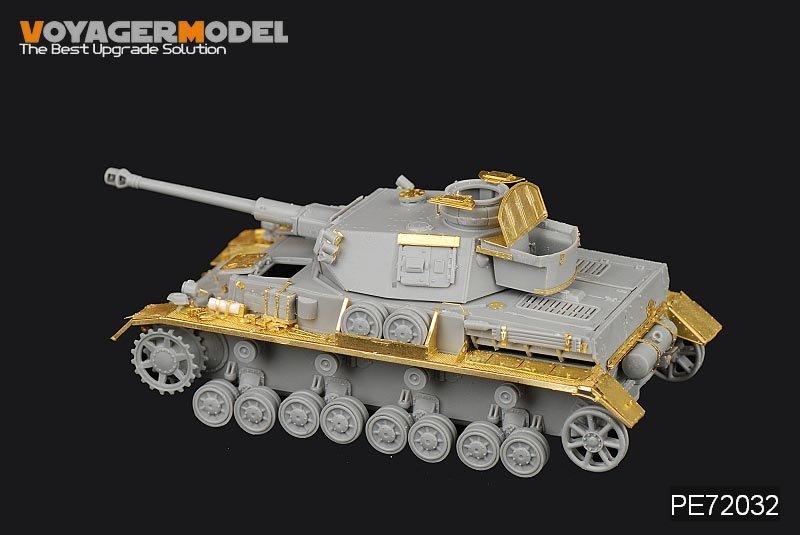 Maquette Voyager PE72032, char allemand Pz.Kpfw.IV Ausf.F/G de base pour DRAGON 7278 au 1/72 – image 2