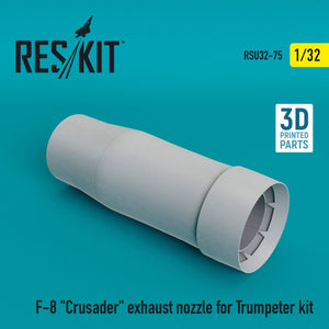 RESKIT RSU32-0075 F-8 « CRUSADER » TUYAU D&amp;#39;ÉCHAPPEMENT POUR MAQUETTETER 1/32