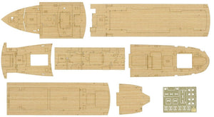 Hasegawa QG51 (72151) NYK Line Hikawa Maru Pont en bois 1/350 – imagen 2