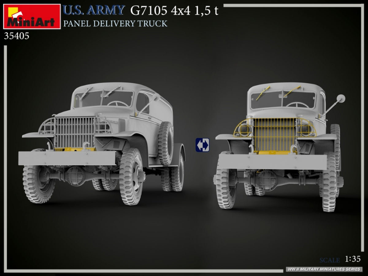 MiniArt 35405 Armée américaine G7105 Camion de livraison de panneaux 4x4 1,5 t 1/35 – image 24