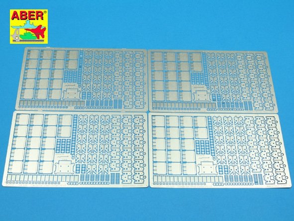 Chenilles Aber 35A088 pour chars FT-17 (Ensemble intégré) (1/35)