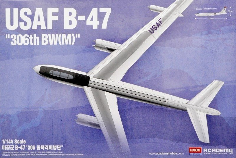 Maquette Academy 12618 B-47 USAF au 1/144