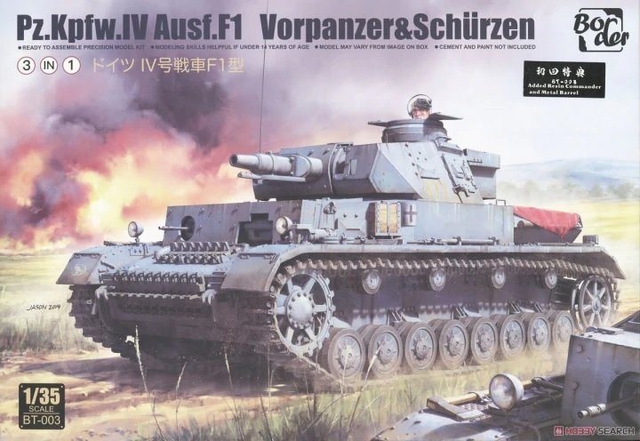 Modèle de frontière BT-003 Pz.Kpfw.IV Ausf.F1 1/35