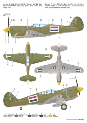 Maquette Special Hobby 72374 P-40N Warhawk au 1/72  – image 9