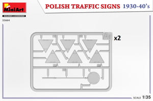 MiniArt 35664 PANNEAUX DE SIGNALISATION ROUTIÈRE POLONAIS ANNÉES 1930-40 1/35 – imagen 5