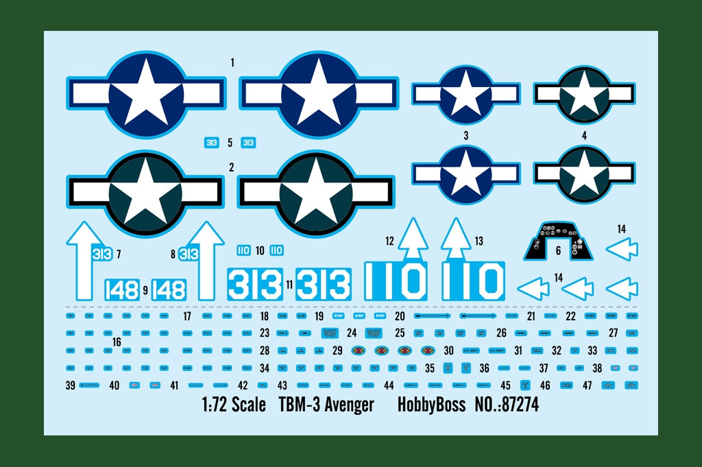 Hobby Boss 87274 TBM-3 Avenger 1/72 – zdjęcie 4