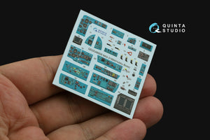 Intérieur imprimé en 3D et coloré sur papier décalcomanie Quinta Studio QD48505 MiG-31BM (Hobby Boss) 1/48 – image 3
