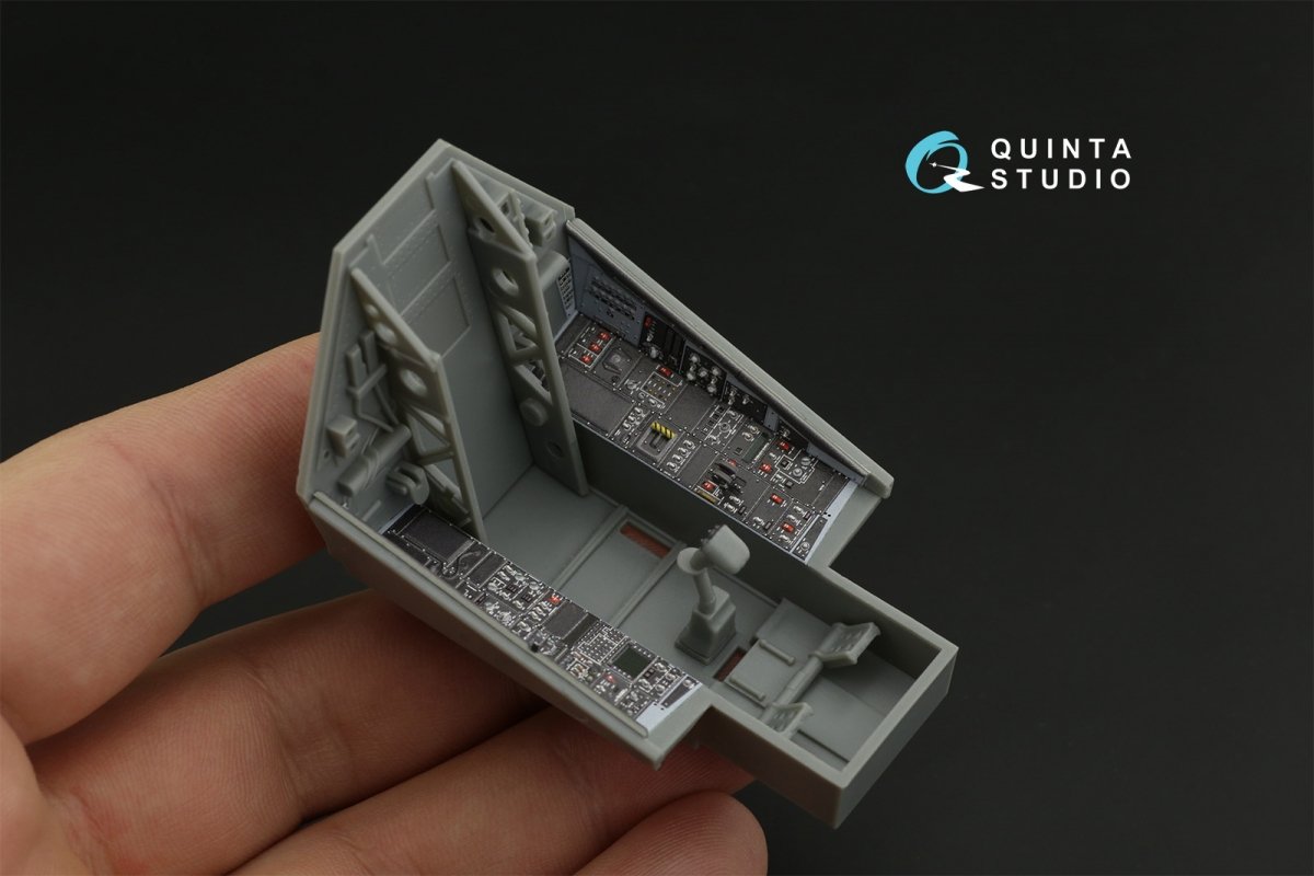 Intérieur imprimé en 3D et coloré sur papier décalcomanie Quinta Studio QD32118 F-117A (Trumpeter) 1/32 – image 4