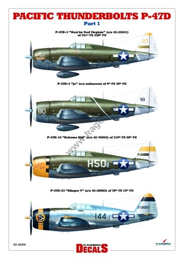 Kagero KD48006 République P-47 Thunderbolt D 1/48