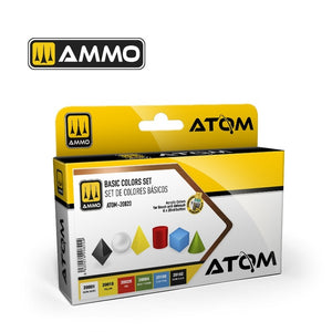 AMMO par Mig Jimenez 20820 ATOM Coffret de couleurs de base 6 x 20 ml