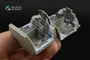 Intérieur imprimé en 3D et coloré sur papier décalcomanie (Revell) Quinta Studio QD32039 F-4E 1/32 – Bild 6