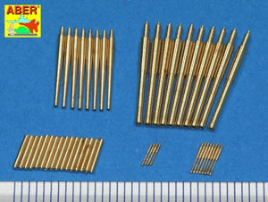 Aber 350L-52 Jeu de canons 203 mm x 10, 127 mm x 8, 25 mm x 8, 13 mm x 4 pour croiseur lourd japonais Mogami (1942) (1/350) – Bild 2
