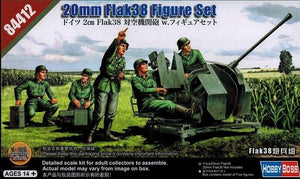 Hobby Boss 84412 Ensemble de figurines Flak38 allemand de 20 mm à l&amp;#39;échelle 1/35