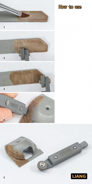 Outils Liang 0229A pour revêtement Zimmerit – immagine 7