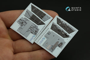 Intérieur imprimé en 3D et coloré sur papier décalcomanie Quinta Studio QD32156 F/A-18D (fin de production) (Academy) 1/32 – immagine 7