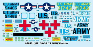 Trumpeter 02883 CH-34 US ARMY Rescue 1/48  – Bild 12