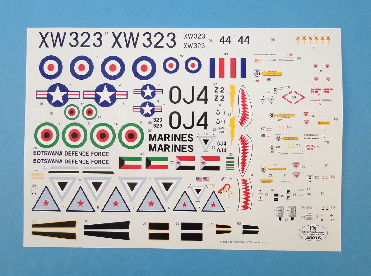 Fly 48016 BAC 167 Strikemaster Jet Provost T.5/T.5A 1/48 – image 5