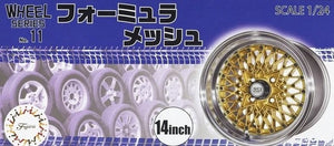 Roues Fujimi 193526 Série n° 11 Formula Mesh 14 pouces 1/24