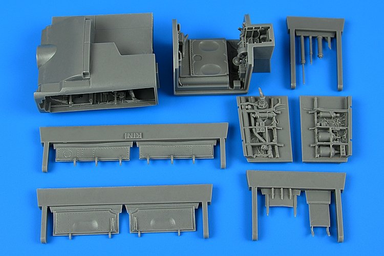 Aires 4825 Sea Harrier FRS.1/FA.2 baie de train d&amp;#39;atterrissage 1/48 KINETIC