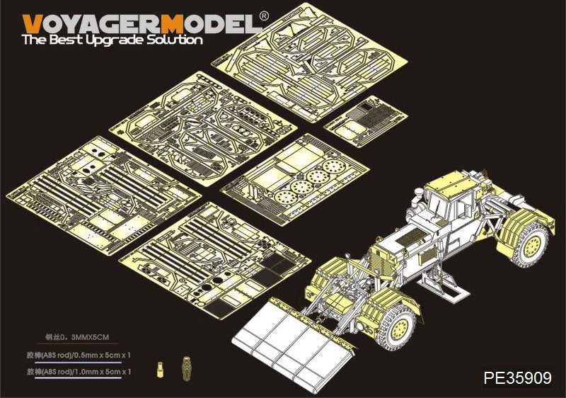 Détecteur de mines Voyager modèle PE35909, moderne, monté sur véhicule, pour PANDA 1/35