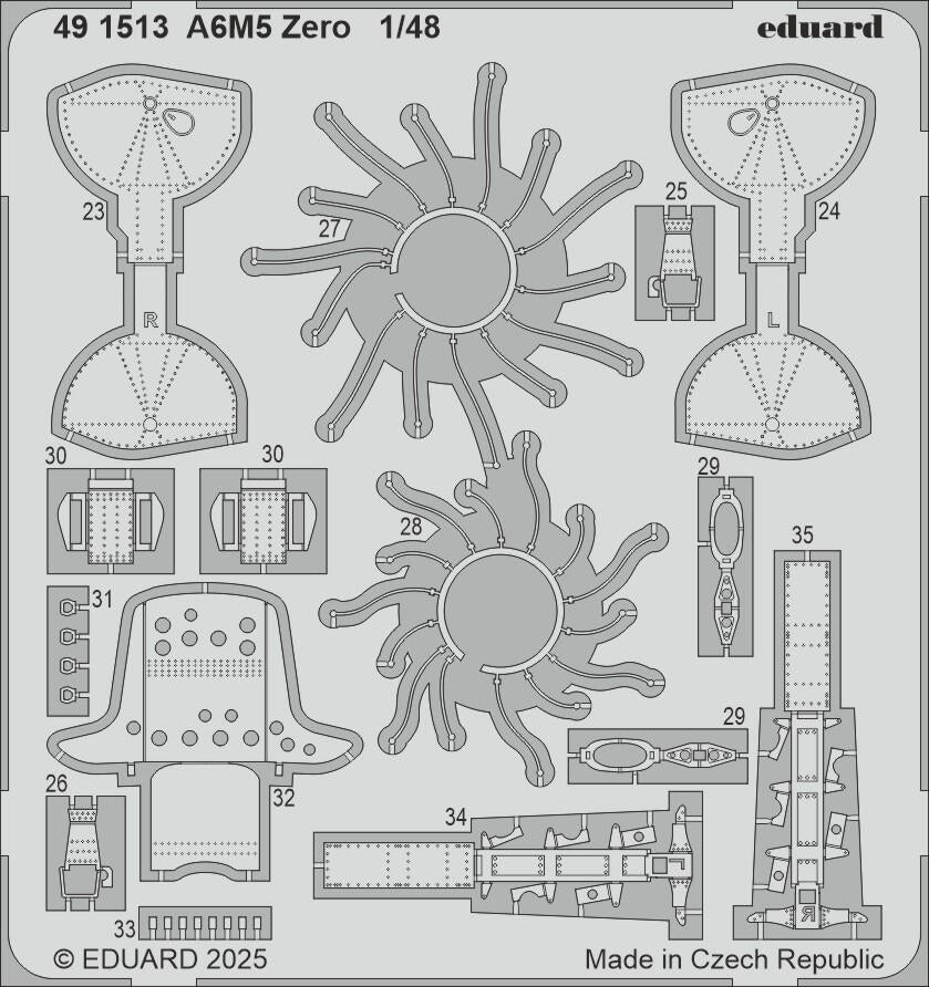 Eduard 491513 A6M5 Zero FINE MOLDS 1/48 – immagine 2