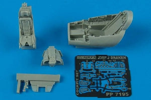 Ensemble cockpit Aires 7195 J35F/J Draken 1/72 HASEGAWA