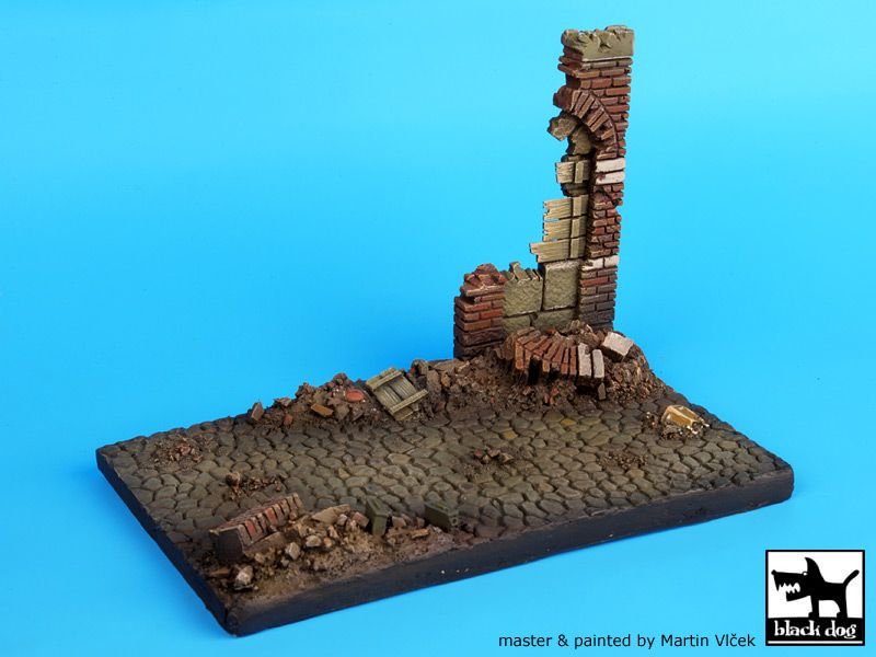 Rue Black Dog D35019 avec mur en ruine 1/35 – imagen 5