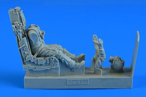 Aerobonus 320134 Pilote de chasse britannique moderne avec siège éjectable pour Eurofighter Typhoon pour Trumpeter/Revell au 1/32