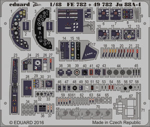 Eduard 49782 Ju 88A-4 intérieur ICM 1/48