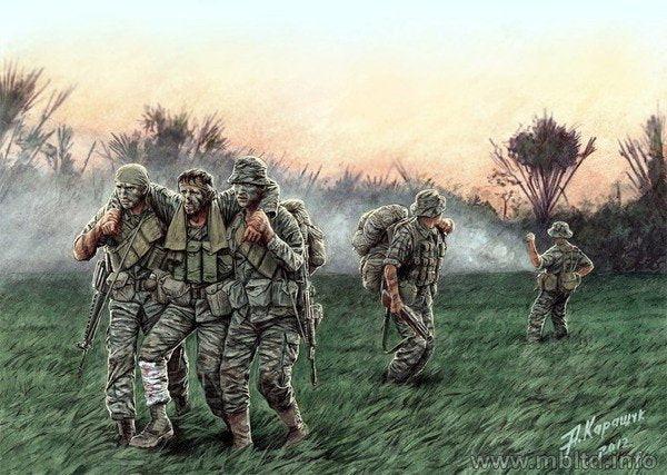 Master Box 35107 HEAD FOR THE HUEY VIETNAM1/35 – zdjęcie 2