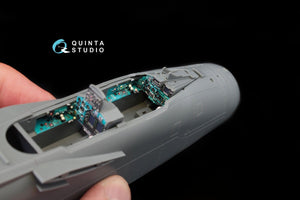 Intérieur imprimé en 3D et coloré sur papier décalcomanie Quinta Studio QD48028 MiG-31BM (pour kit AMK) 1/48 – Bild 2